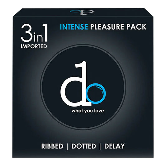 do Dotted-Ribbed-Delayed 3s Condoms – Pack of 3 (Imported)