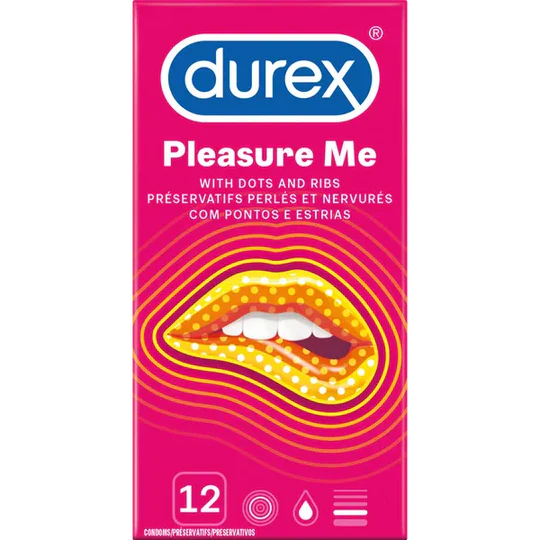 Durex Ribbed & Dotted 12s Condoms – Pack of 12 (Imported)