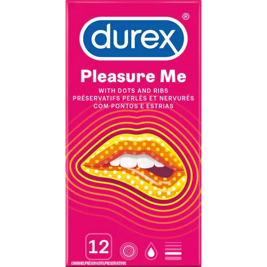 Durex Ribbed & Dotted 12s Condoms – Pack of 12 (Imported)